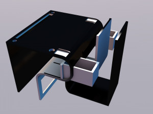 low poly table 3D मॉडल