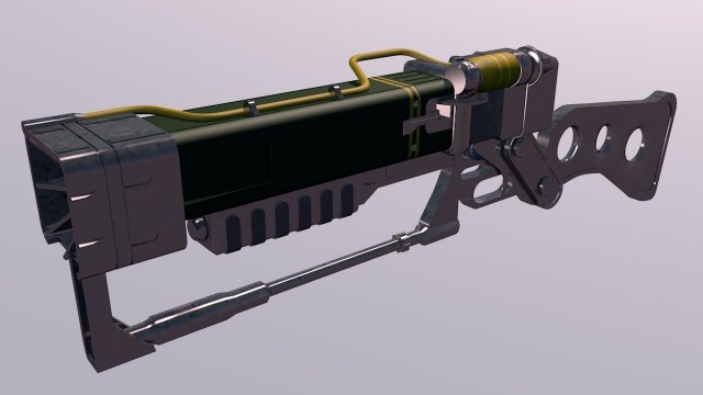 fallout 4 laser rifle 3D मॉडल .c4d .max .obj .3ds .fbx .stl .blend 