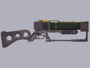 fallout 4 laser rifle 3D मॉडल