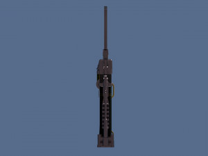 fallout 4 laser rifle 3D मॉडल
