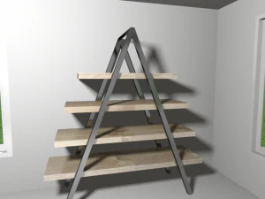 furniture vintage triangule 3D Model