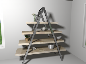 furniture vintage triangule 3D Model