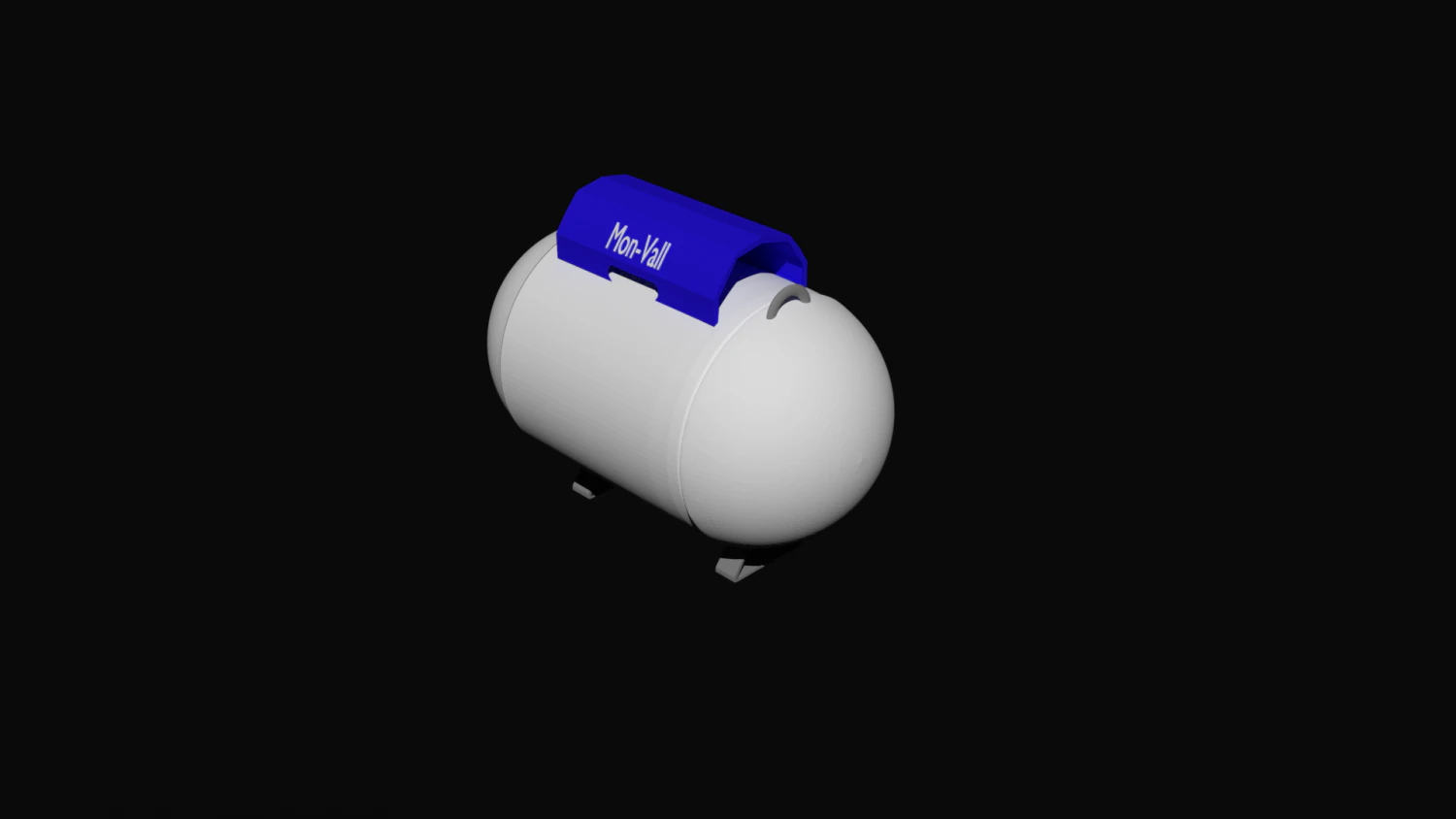 gastank 3D Model .c4d .max .obj .3ds .fbx .stl .blend 