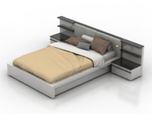bed 3D मॉडल