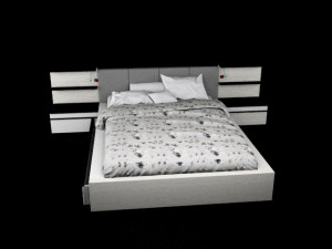bed 3D मॉडल