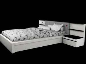 bed 3D मॉडल