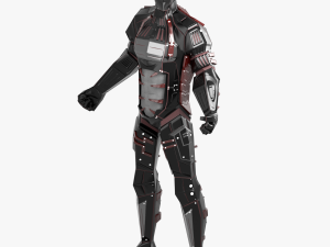 alien robot character 3D 模型