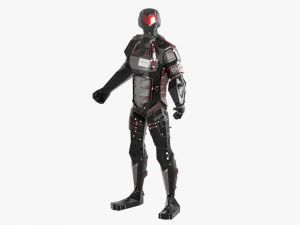 personnage de robot extraterrestre Modèle 3D