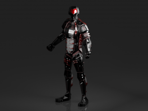 alien robot character 3D Model