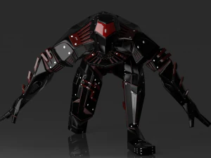 personnage de robot extraterrestre Modèle 3D