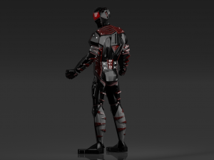 alien robot character 3D Model
