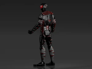 personnage de robot extraterrestre Modèle 3D