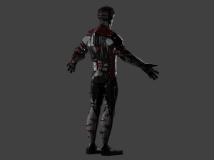 alien robot character 3D Model