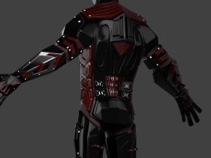 alien robot character 3D Model