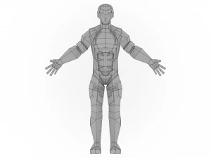 personnage de robot extraterrestre Modèle 3D