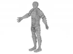 personnage de robot extraterrestre Modèle 3D