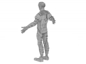 personnage de robot extraterrestre Modèle 3D