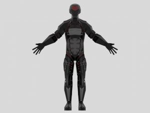 alien robot character 3D Model