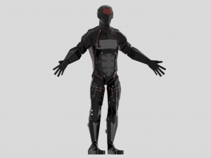 alien robot character 3D Model