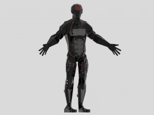 personnage de robot extraterrestre Modèle 3D