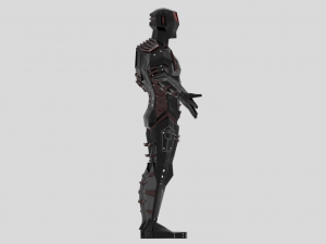 alien robot character 3D Model