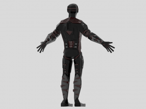 alien robot character 3D Model