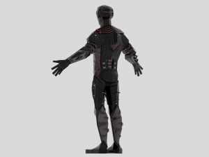 alien robot character 3D Model