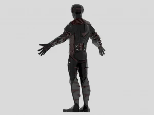 personnage de robot extraterrestre Modèle 3D