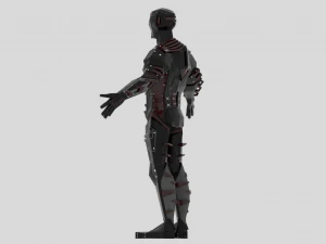 personnage de robot extraterrestre Modèle 3D