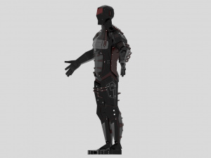alien robot character 3D Model