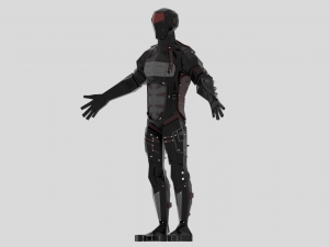 alien robot character 3D Model