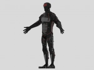 personnage de robot extraterrestre Modèle 3D