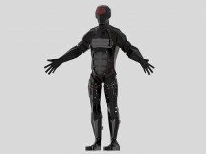 alien robot character 3D Model