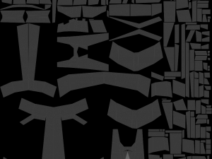 armored robot character Modello 3D