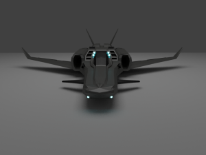 space fighter 01 3D मॉडल