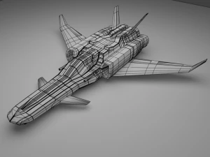 space fighter 01 3D Model