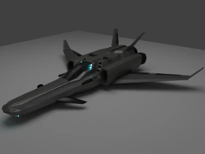 space fighter 01 3D Model