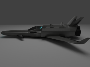 space fighter 01 3D मॉडल