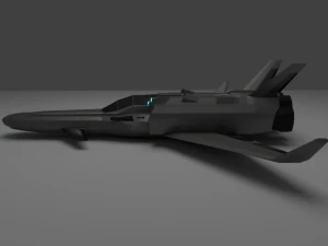 space fighter 01 3D Model