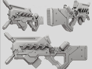 big highpoly 3D मॉडल