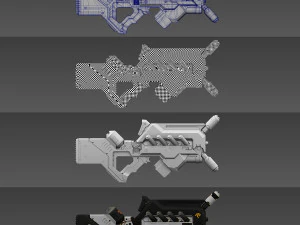 grande pol&iacute;gono Modelo 3D