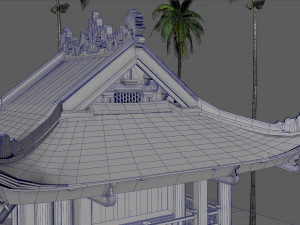 one pillar pagoda of vietnam 3D Model