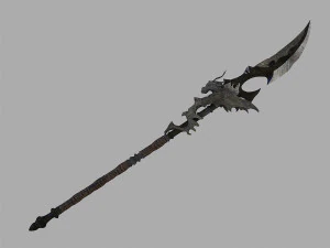 竜の槍 3Dモデル