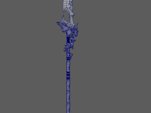 dragon spear 3D मॉडल