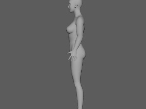 female basemesh 3D 모델