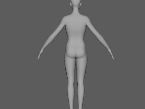 female basemesh 3D 모델
