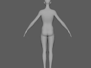 महिला बेसमेश 3D मॉडल