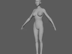 महिला बेसमेश 3D मॉडल