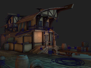 house game 2 3D Модель