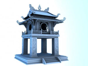 constellation of literature pavilion of vietnam 3D Model